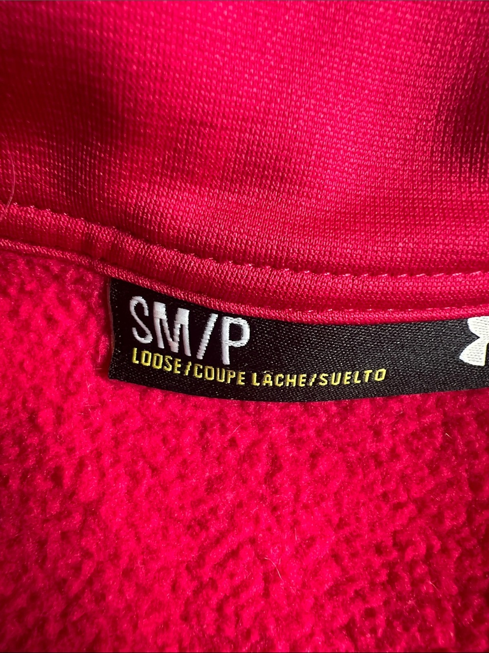 Under Armour women’s sweatshirt in Hot Pink